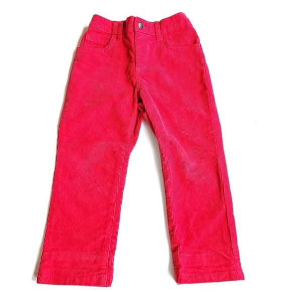 Gymboree 2T Holiday Red Cords Plaid Cuff Tartan - Picture 1 of 4